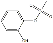 2-hydroxyphenyl methanesulfonate Struktur