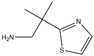 2-methyl-2-(thiazol-2-yl)propan-1-amine Struktur