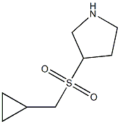 3-(cyclopropylmethylsulfonyl)pyrrolidine Struktur