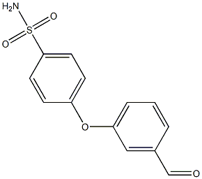 4-(3-formylphenoxy)benzenesulfonamide Struktur