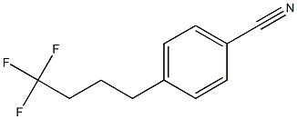 4-(4,4,4-trifluorobutyl)benzonitrile Struktur