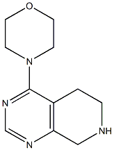 4-(5,6,7,8-tetrahydropyrido[3,4-d]pyrimidin-4-yl)morpholine Struktur