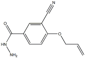 4-(allyloxy)-3-cyanobenzohydrazide Struktur