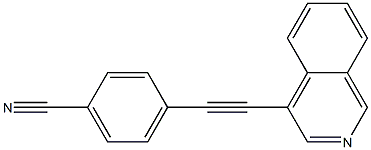 4-(isoquinolin-4-ylethynyl)benzonitrile