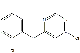 4-chloro-6-(2-chlorobenzyl)-2,5-dimethylpyrimidine