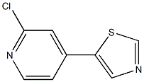 5-(2-chloropyridin-4-yl)thiazole Struktur