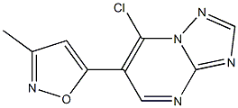 5-(7-chloro-[1,2,4]triazolo[1,5-a]pyrimidin-6-yl)-3-methylisoxazole