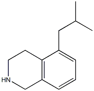 5-isobutyl-1,2,3,4-tetrahydroisoquinoline Struktur