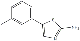 5-m-tolylthiazol-2-amine Struktur