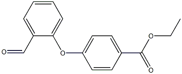 ethyl 4-(2-formylphenoxy)benzoate Struktur