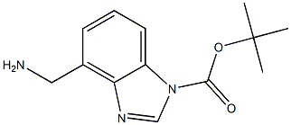 tert-butyl 4-(aminomethyl)-1H-benzo[d]imidazole-1-carboxylate