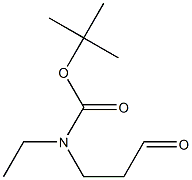 tert-butyl ethyl(3-oxopropyl)carbamate Struktur