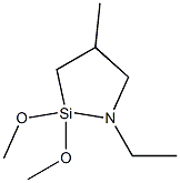 n-ethyl-2,2-dimethoxy-4-methyl-1-aza-2-silacyclopentane Struktur