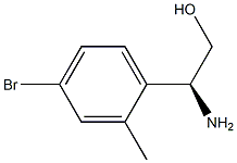 (2S)-2-AMINO-2-(4-BROMO-2-METHYLPHENYL)ETHAN-1-OL Struktur