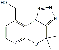 (4,4-dimethyl-4H-benzo[b]tetrazolo[1,5-d][1,4]oxazin-9-yl)methanol Struktur