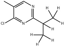 4-Chloro-5-methyl-2-(iso-propyl-d7)-pyrimidine Struktur