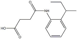 4-((2-(sec-butyl)phenyl)amino)-4-oxobutanoic acid Struktur