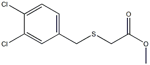 methyl 2-((3,4-dichlorobenzyl)thio)acetate Struktur