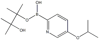 5-isopropoxypyridin-2-ylboronic acid pinacol ester Struktur