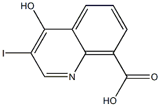 4-Hydroxy-3-iodo-quinoline-8-carboxylic acid Struktur