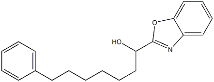 1-(benzo[d]oxazol-2-yl)-7-phenylheptan-1-ol Struktur