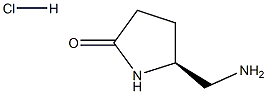 (S)-5-Aminomethyl-pyrrolidin-2-one hydrochloride Struktur