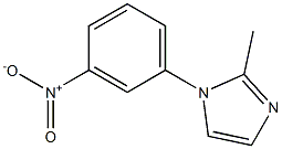 1-(3-nitrophenyl)-2-Methylimidazole Struktur