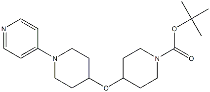 Tert-Butyl 4-((1-(Pyridin-4-Yl)Piperidin-4-Yl)Oxy)Piperidine-1-Carboxylate Structure