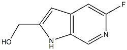 (5-Fluoro-1H-pyrrolo[2,3-c]pyridin-2-yl)-methanol Struktur