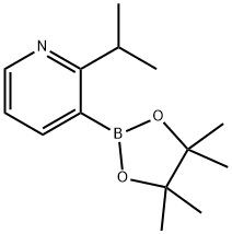 2-Isopropylpyridine-3-boronic acid pinacol ester Struktur