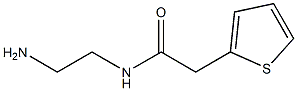 N-(2-aminoethyl)-2-(thiophen-2-yl)acetamide Struktur