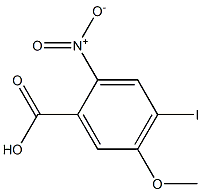 4-Iodo-5-methoxy-2-nitro-benzoic acid Struktur