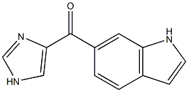 (1H-imidazol-4-yl)(1H-indol-6-yl)methanone Struktur