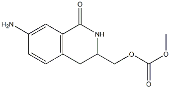 (7-amino-1-oxo-1,2,3,4-tetrahydroisoquinolin-3-yl)methyl methyl carbonate