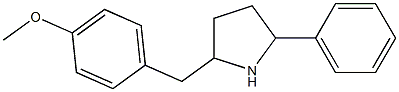 2-(4-methoxybenzyl)-5-phenylpyrrolidine Struktur