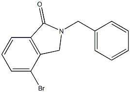 2-benzyl-4-bromoisoindolin-1-one Struktur