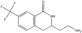 3-(2-aminoethyl)-7-(trifluoromethyl)-3,4-dihydroisoquinolin-1(2H)-one Struktur