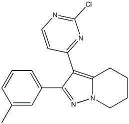 3-(2-chloropyrimidin-4-yl)-2-m-tolyl-4,5,6,7-tetrahydropyrazolo[1,5-a]pyridine