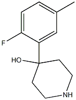 4-(2-fluoro-5-methylphenyl)piperidin-4-ol Struktur