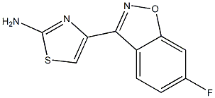 4-(6-fluorobenzo[d]isoxazol-3-yl)thiazol-2-amine Struktur