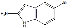 5-bromo-1H-indol-2-amine Struktur