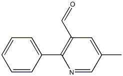 5-methyl-2-phenylnicotinaldehyde Struktur