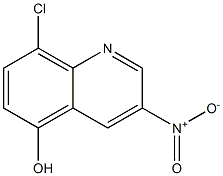 8-chloro-3-nitroquinolin-5-ol Struktur