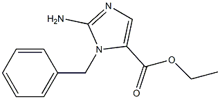 ethyl 2-amino-1-benzyl-1H-imidazole-5-carboxylate Struktur