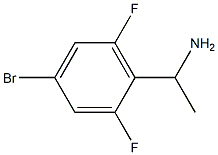 1-(4-BROMO-2,6-DIFLUOROPHENYL)ETHAN-1-AMINE Struktur