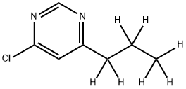 4-Chloro-6-(n-propyl-d7)-pyrimidine Struktur