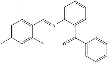 {2-[(mesitylmethylene)amino]phenyl}(phenyl)methanone Struktur