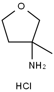 3-METHYLOXOLAN-3-AMINE HYDROCHLORIDE Struktur