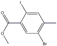 5-Bromo-2-iodo-4-methyl-benzoic acid methyl ester