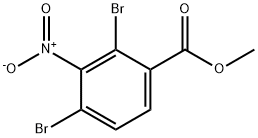 2,4-Dibromo-3-nitro-benzoic acid methyl ester Struktur